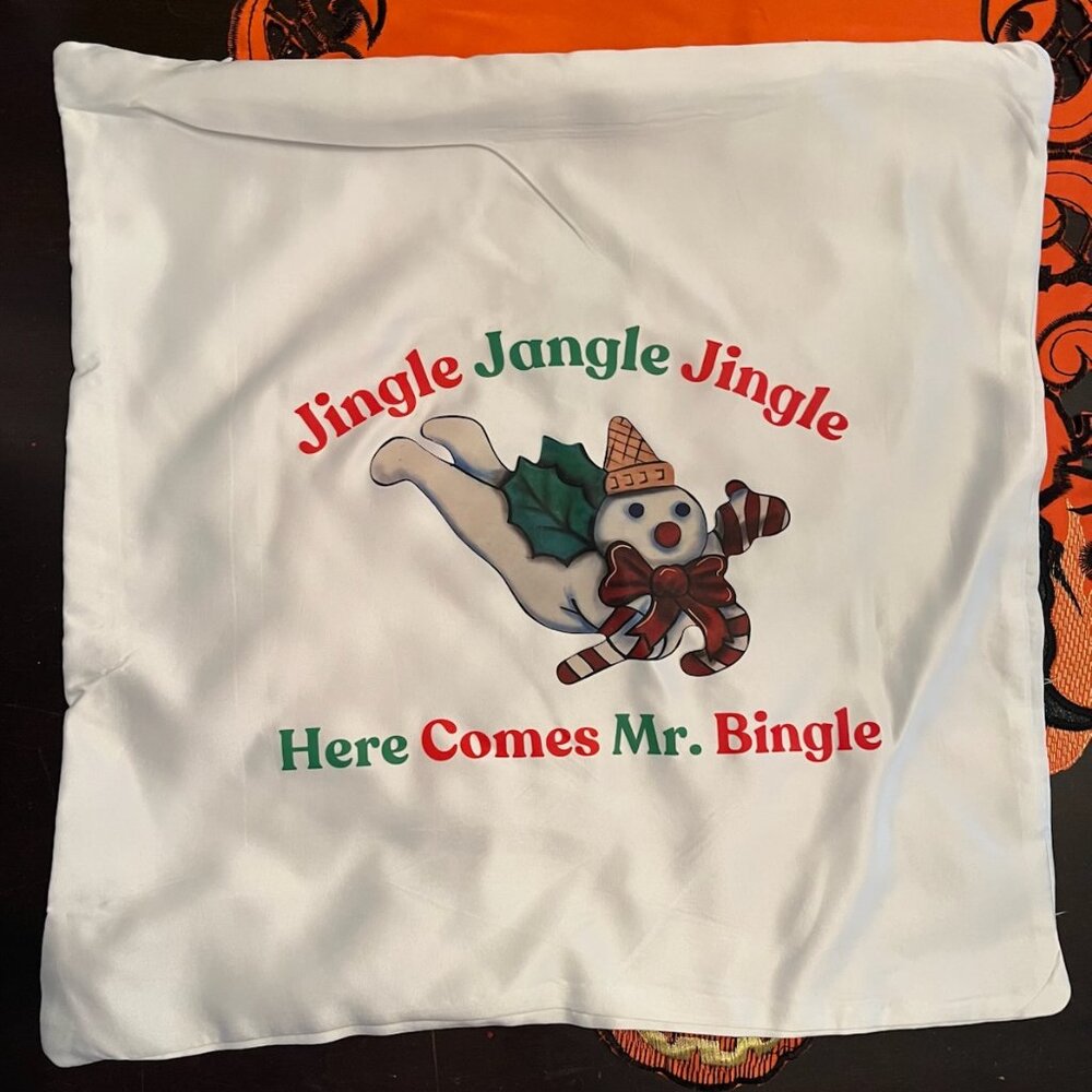 MR BINGLE THROW PILLOW COVERS NO INSERT NEW